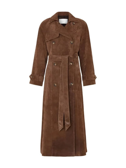 Everyday Suede Trench Coat